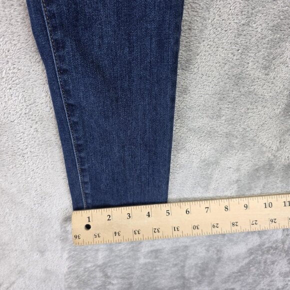 AG Adriano Goldschmied Jeans Womens 26R Blue Legging Super Skinny Distressed - Picture 9 of 14